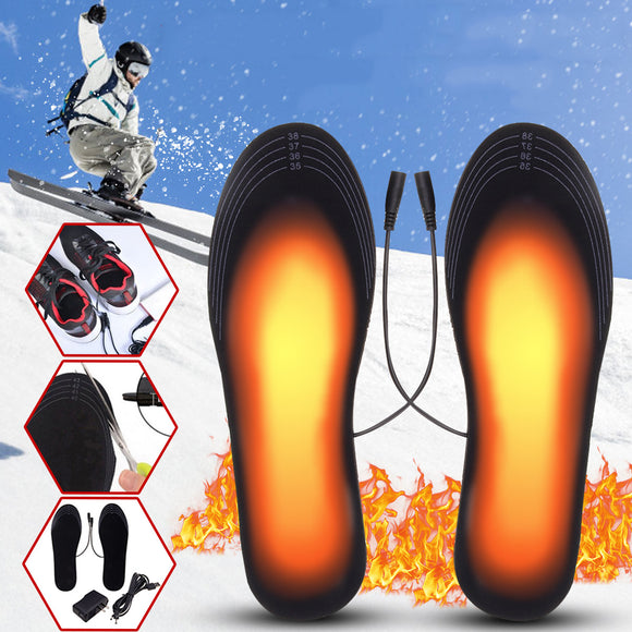 Electric,Heated,Insole,Heater,Warmer,Breathable,Deodorant,Adapter