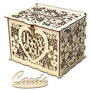 Wedding,Wooden,Money,Beautiful,Decor,Supplies,Birthday,Party