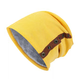 Unisex,Winter,Buckled,Pleated,Outdoor,Sports,Cotton,Riding,Beanie