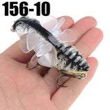 ZANLURE,7.5cm,Artificial,Fishing,Insect,Rotating,Wings,Swimbait,Fishing