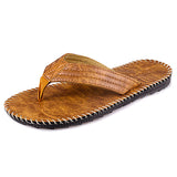 Leather,Flops,Thick,Bottom,Comfortable,Beach,Immersed,Seawater,Durable,Shoes