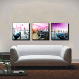 Miico,Painted,Three,Combination,Decorative,Paintings,Shipside,Decoration