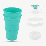 IPRee,350ml,Silicone,Folding,Portable,Telescopic,Water,Drinking,Bottle,Coffee