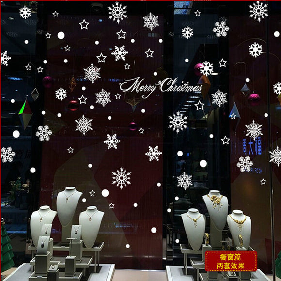 Miico,SK6012,Christmas,Sticker,Snowflake,Pattern,Stickers,Decoration,Removable