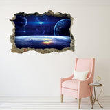 MIICO,Creative,Universe,Planet,Broken,Removable,Decorative,Decor,Sticker