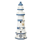 Mediterranean,Wooden,Light,House,Tower,Nautical,Starfish,Shell,Theme,Decorations