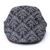 Women,Print,Retro,Beret,Sunshade,Casual,Outdoors,Peaked,Forward