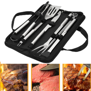 10Pcs,Picnic,Barbecue,Stainless,Steel,Grill,Tableware,Accessories