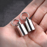 IPRee,Titanium,Alloy,Waterproof,Keychain,Medical,Bottle,Holder,Travel,Portable,Container