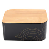 Black,Vintage,Metal,Bread,Storage,Candy,Container,Boxes,Kitchen,Storage,Container