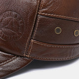 Genuine,Leather,Large,Thickness,Windproof,Protection,Baseball