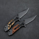 200mm,Stainless,Steel,Folding,Knife,Outdoor,Survival,Tools,Hiking,Climbing,Multifunctional,Knife,Random,Pattern