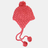 Women's,Beanie,Solid,Color,Knitted,Small,Pompon