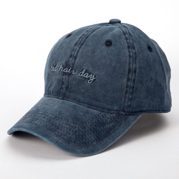 Women,Washed,Cotton,Baseball,Letter,Embroidery,Casual,Snapback,Adjustable