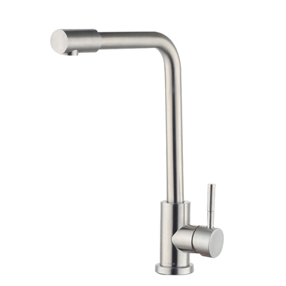 Stainless,Steel,Kitchen,Water,Hot&Cold,Mixer,Basin,Faucet,Brushed,Surface,Single,Handle,Faucet