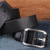 Genuine,Leather,Men's,Casual,Waistband,Waist,Strap,Retro