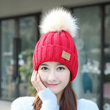 Fashion,Women,Winter,Beanie,Thicken,Windproof,Skull