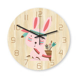 Loskii,CC035,Creative,Clock,Clock,Cartoon,Clock,Office,Decorations