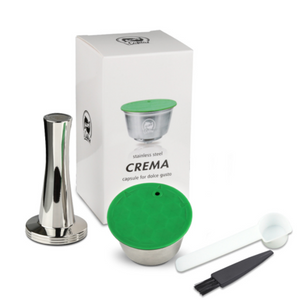 Reusable,Stainless,Steel,Refillable,Coffee,Capsule,Coffee,Tamper,Compatible,Machine