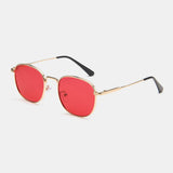 Unisex,Retro,Small,Metal,Square,Frame,Outdoor,Protection,Fashion,Sunglasses