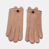 Women's,Glove,Winter,Touch,Screen,Gloves,Velvet,Thick,Pattern,Gloves,Fingers,Point,Drive,Gloves