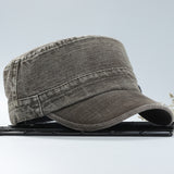 Outdoor,Washed,Cotton,Sunscreen,Adjustable,Military,Style,Peaked