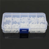 Suleve,M3NR1,Nylon,Screw,White,Nylon,Screws,Assortment,160pcs