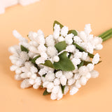 12pcs,Artificial,Simulation,Berry,Flower,Headwear,Garlan,Party,Decoration