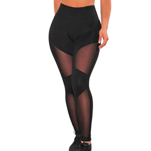 Women,Fitness,Leggings,Elastic,Tights,Black,Trousers