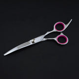 Professional,Cutting,Scissors,Grooming,Curved,Shears,Tool"