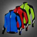 WOSAWE,Cycling,Fleece,Jacket,Windproof,Outdoor,Sports,Jacket,Safety,Reflective,Night,Riding