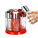 MEIGAR,Cruet,Pepper,Seasoning,Condiment,Spice,Bottles,Stand,Holder