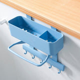 Hooks,Kitchen,Storage,Cupboard,Hanging,Shelf,Bathroom,Organizer,Hanger,Clothes,Cabinet,Space,Saver