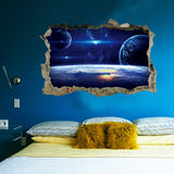MIICO,Creative,Universe,Planet,Broken,Removable,Decorative,Decor,Sticker
