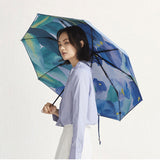 Beneunder,Folding,Sun&Rain,Umbrella,Vinyl,Protection,Double,Layer,Printing,Umbrella