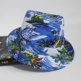 Beach,Pattern,Cloth,Bucket,Men's,Seaside,Vacation,Sunshade,Casual