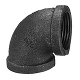 Elbow,Degree,Pipes,Fittings,Malleable,Black,Female,Connector"