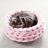 Knitted,Puppy,Pillow,House,House