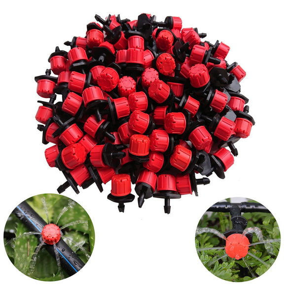 100pcs,Adjustable,Irrigation,Drippers,Sprinklers,Emitter,Dripper,Micro,Irrigation,Sprinklers,Garden,Watering,System