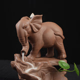 Elephant,Backflow,Incense,Burner,Holder,Censer,Ceramic,Decorations