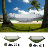 270x140cm,Quick,Hammock,Outdoor,Camping,Hanging,Swing,Mosquito,250kg