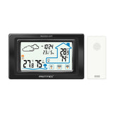 Protmex,PT19A,Digital,Wireless,Hygrometer,Touch,Screen,Weather,Station,Temperature,Humidity,Meter,Hygrometer,Touch,Clock
