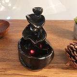 Burner,Smoke,Waterfall,Backflow,Incense,Censer,Holder,Without,Cones,Decor