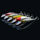 Minnow,Fishing,Lures,Crankbaits,Hooks,Tackle,Crank,Baits