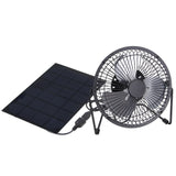 Black,Solar,Panel,Powered,Cooling,Ventilation,Outdoor,Traveling,Office