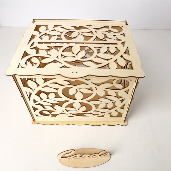 Wedding,Money,Wooden,Boxes,Birthday,Party