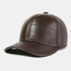 Men's,Genuine,Cowhide,Leather,Outdoor,Casual,Layer,Cowhide,Baseball