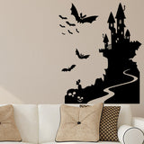 Miico,FX3013,Halloween,Stciker,Cartoon,Sticker,Castle,Removable,Stickers