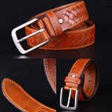 Genuine,Leather,Solid,Color,Retro,Handmade,Woven,Jeans,Skirt,Belts