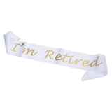 Happy,Retirement,Party,Decoration,Officially,Retired,Banner,Swirls